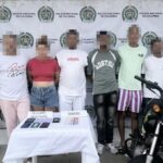Capturan a seis presuntos extorsionistas en Santa Marta, entre ellos, a señalado cabecilla de las ACSN