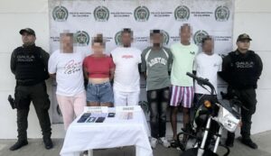 Capturan a seis presuntos extorsionistas en Santa Marta, entre ellos, a señalado cabecilla de las ACSN