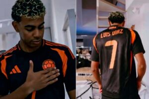 ¡Hasta en la retina de estrellas del fútbol como Yamal!: el jugador español lució la 7 de Luchito