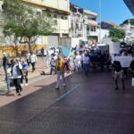 A horas de operar en Cartagena los coches eléctricos, los cocheros de tracción animal salieron a protestar