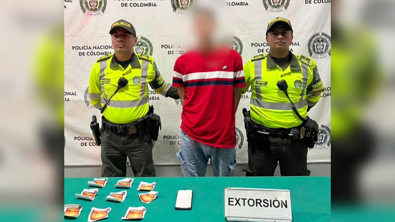 Policía reporta captura en flagrancia de presunto extorsionista en el ...
