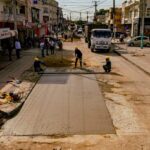 Administración de Alcira Sandoval entrega obra vial en Los Manantiales, Soledad