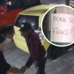 “¡Zona de atracos, ojo!”: se lee en carteles pegados en postes del barrio El Carmen, Barranquilla