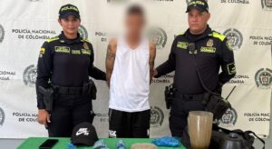 Capturan a ciudadano extranjero con 750 dosis de estupefacientes en el centro de Barranquilla