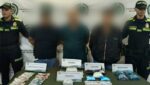 Cinco capturados en operativo contra el tráfico de estupefacientes en Barranquilla