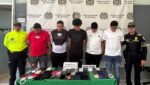 Operativo policial contra el hurto en Barranquilla deja cinco capturados y 52 celulares recuperados