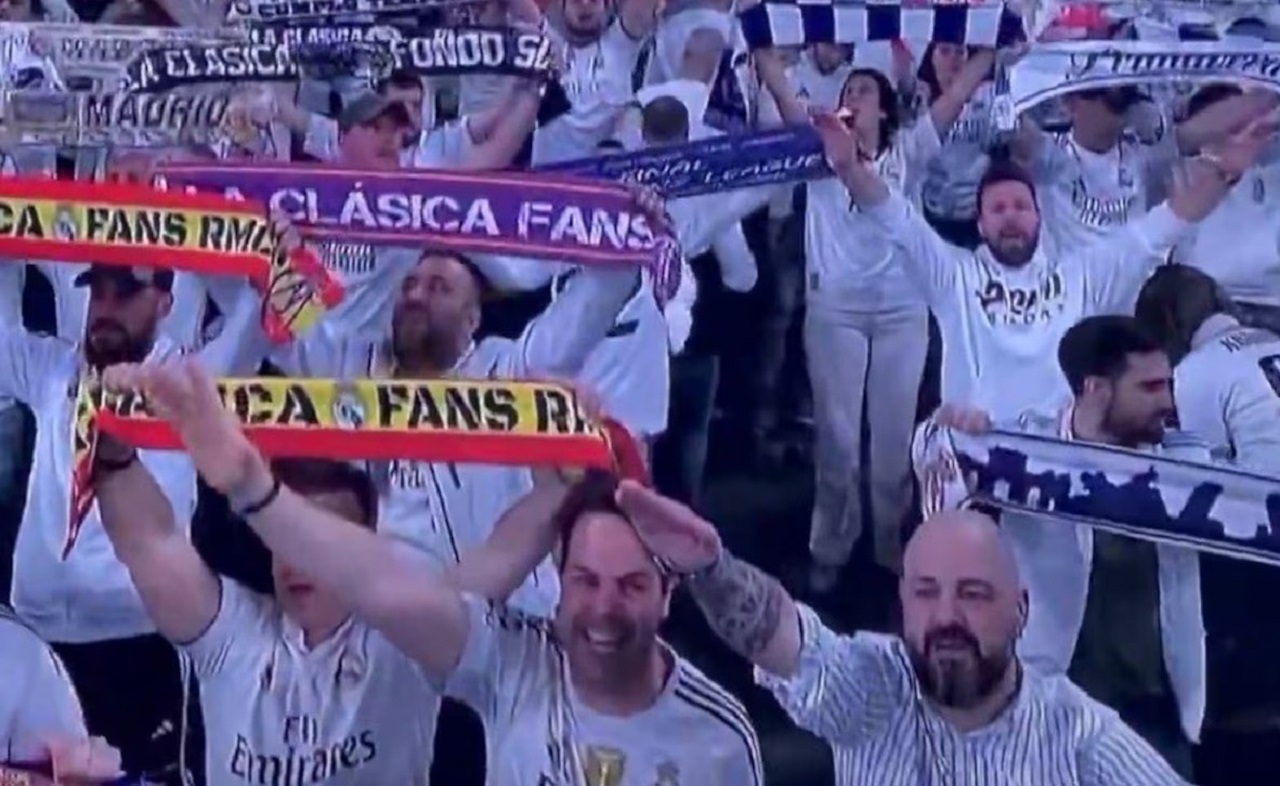 En el Real Madrid se quejan del racismo, pero muchos hinchas hacen el saludo nazi: ¡la ironía!