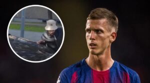 “¿Por qué esa costumbre de endiosarlos?”: critican a jugador del Barcelona por golpear con su carro a un hincha