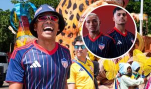 Adidas ya la había tirado con Bacca en el desfile de la Batalla de Flores: ¡el Tiburón y su nueva piel!