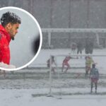 ¡Lucho bajo cero! Ni el pétreo frío ni la densa nieve frenan al “todoterreno costeño” en Múnich