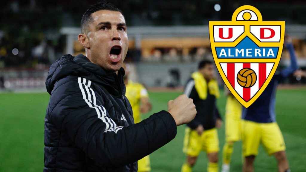 Cristiano se hace accionista del Almería, club que ve cerca un ascenso directo a la primera división en España