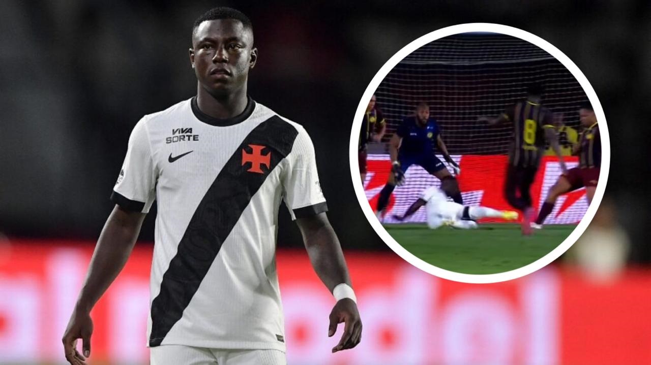 A diferencia de Enamorado, Marino Hinestroza, el “Pelé” colombiano, lució acelerado e impreciso en su debut en Brasil