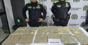 ¡Lo que habían camuflado en un bus! Policía incautó varios kilos de marihuana en la Terminal de Transportes