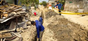 ¡Fin de una larga espera! Barrio Primero de Mayo, en Soledad, renueva su sistema de alcantarillado y acueducto