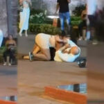 Turista y supuesta trabajadora sexual protagonizaron fuerte riña en el centro de Cartagena