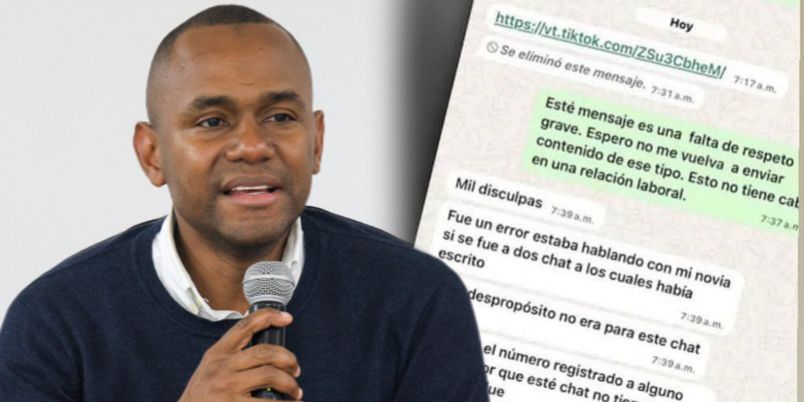 “Era para mi novia”: saliente viceministro de Igualdad asegura que envió foto desnudo “por error” a funcionaria