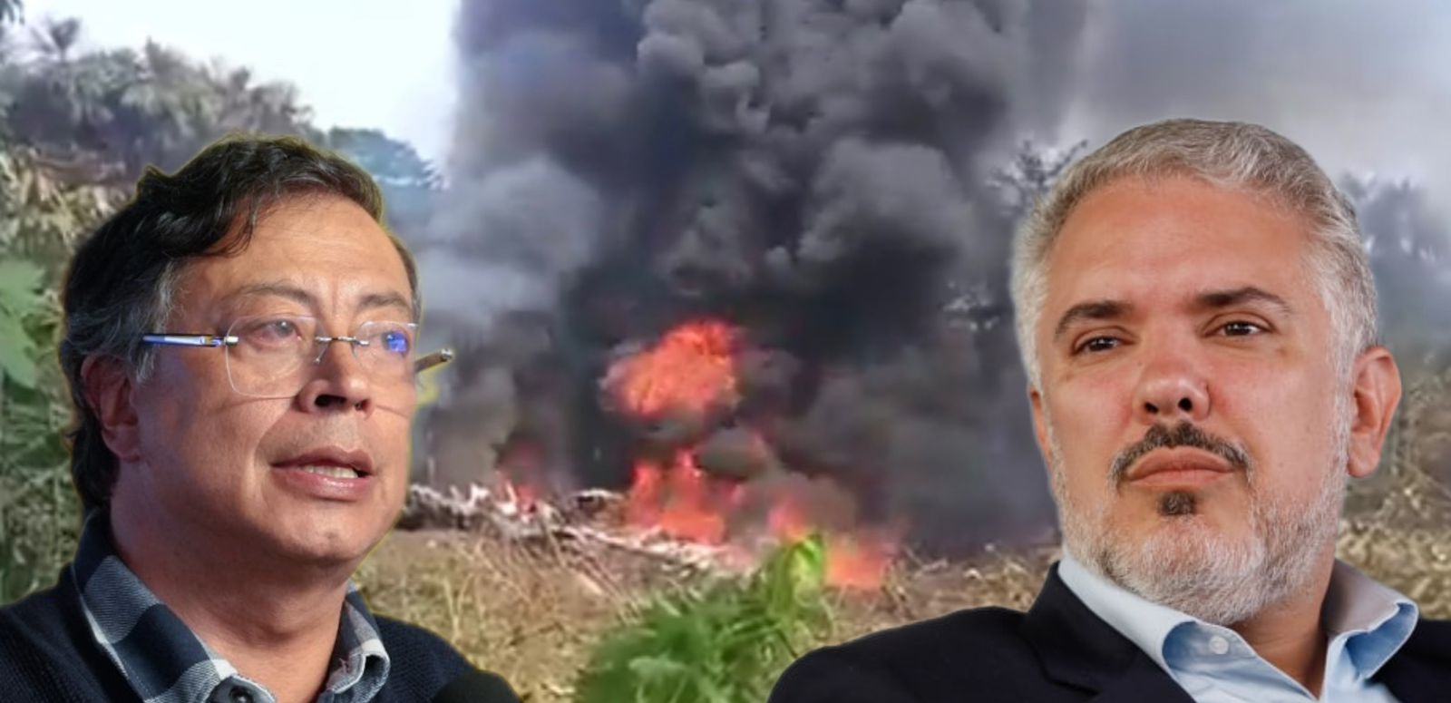 “En 2020 compraron una chatarra y se cayó”: Petro habla y Duque le responde sobre siniestro en Putumayo