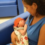 Doriangelis, la primera bebé nacida en la nueva sala de partos de la ESE Hospital de Repelón