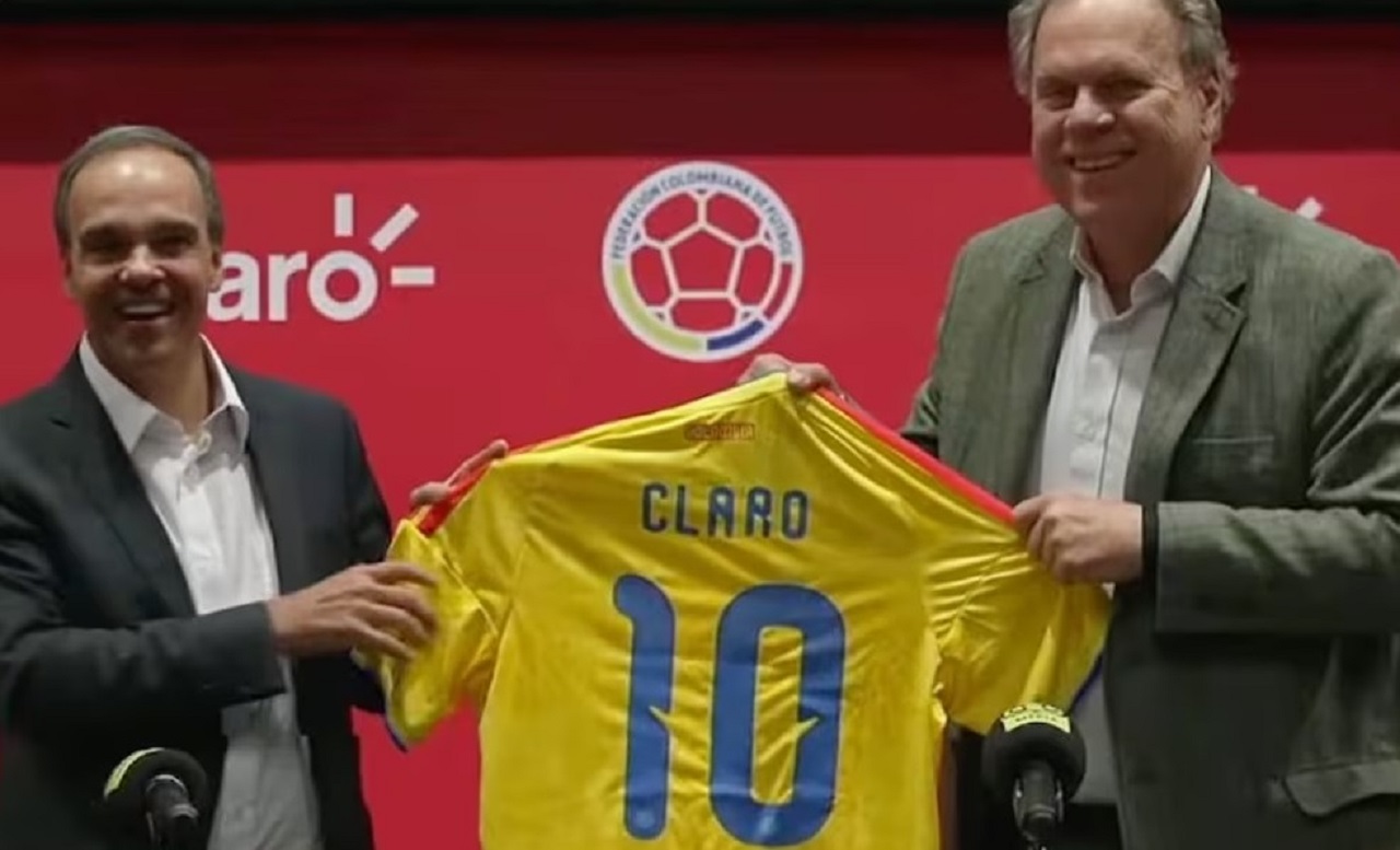 ¡Cambio: sale Movistar y entra Claro! Las selecciones Colombia de fútbol tienen nuevo patrocinador
