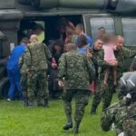 Así rescataron a cinco niños y una joven que se escondían de las disidencias de Calarcá en Caquetá