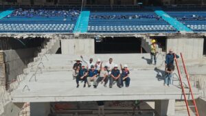 “Ya cobran vida las nuevas gradas del Supermetro”: las obras continúan marchando a paso firme