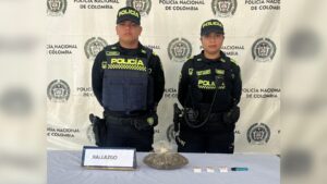 Policía incauta estupefacientes en el barrio Nueva Colombia, en Barranquilla