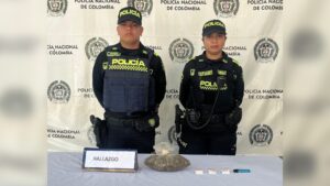 Policía incauta estupefacientes en el barrio Nueva Colombia, en Barranquilla
