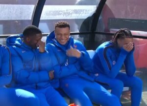 Mbappé se refirió a la hilaridad que tuvo desde el banco: algunos la ligaron a la derrota que veía Colombia