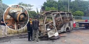 Autoridades hallaron cinco cilindros en bus usado en atentado terrorista contra cantón militar en Cali: solo uno estalló