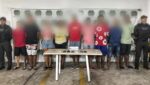 Policía desmantela el “terror” de los comerciantes: capturan a 9 presuntos extorsionistas de los Costeños
