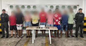 Policía desmantela el “terror” de los comerciantes: capturan a 9 presuntos extorsionistas de los Costeños