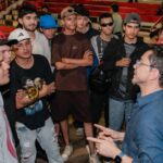 A ritmo de rap, Carlos Caicedo lleva su propuesta de “salario educativo” a los jóvenes de Cúcuta