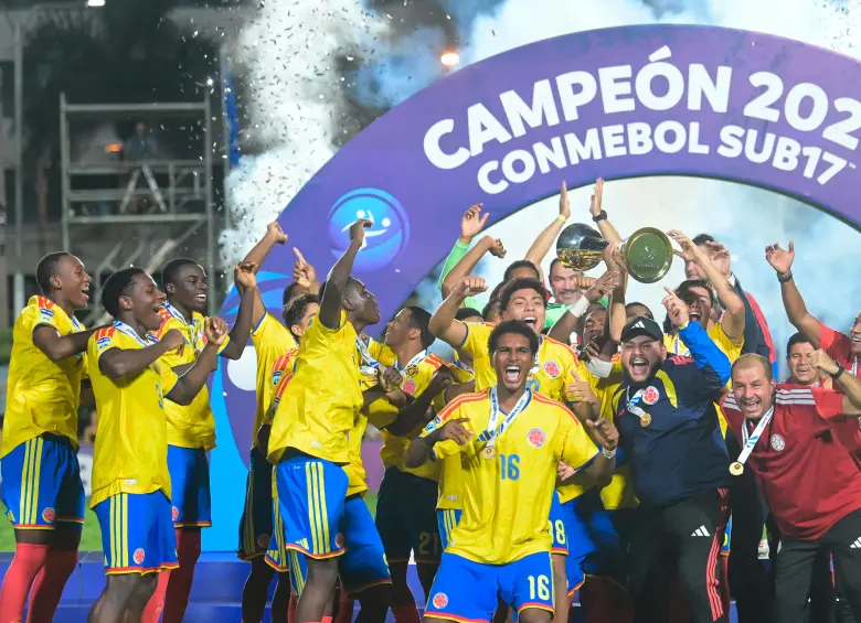 Más de 30 años después, Colombia grita “campeón” en un Sudamericano Sub-17: ¡goleó a Argentina!