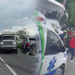 Accidente de tránsito en la Cordialidad, a la altura de Baranoa: se reportan dos lesionados