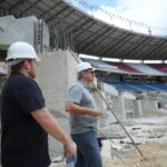 Conmebol volvió a inspeccionar las obras en el Metropolitano y destacó su buena ejecución
