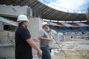 Conmebol volvió a inspeccionar las obras en el Metropolitano y destacó su buena ejecución