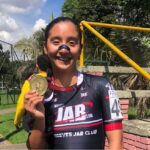 Patinadora Victoria Paz de Movid Kids, dejó en alto a Barranquilla al ganar oro en Bogotá