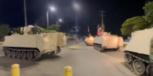 Hasta con tanquetas salió el Ejército a patrullar Riohacha tras temor ciudadano por paro armado que anunció alias Naín