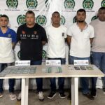 Caen cinco presuntos Costeños que se hacían pasar por las ACSN para extorsionar a comerciantes en Barranquilla