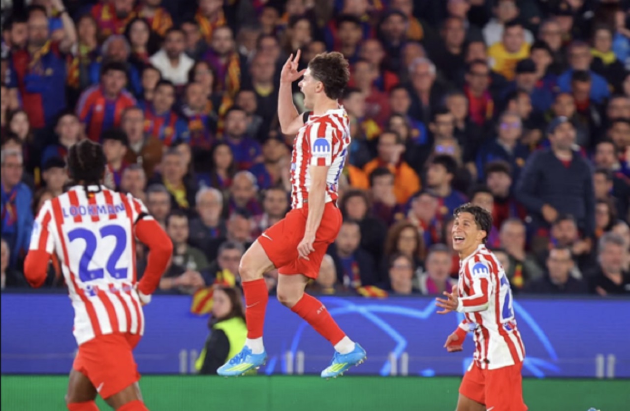 Atlético Madrid noqueó al Barcelona en la ida de los cuartos de Champions: ¡Silenciaron a los culés!