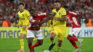 Santa Fe igualó con Peñarol y cerró sin victorias el debut de Colombia en Libertadores y Sudamericana