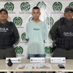 Atrapado con una granada y panfletos extorsivos: cayó alias Yayito, presunto integrante de los Costeños en Soledad