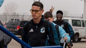 James retornó a los entrenos con Minnesota United, pero viene trabajando con el grupo juvenil