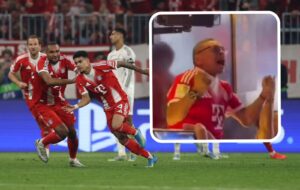 ¡Mane, “cuidao”! El eufórico festejo tras el gol de su hijo, que eliminó al Real Madrid