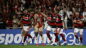 ¡Flamengo puso a bailar samba a Medellín! El DIM, primer equipo colombiano goleado en Libertadores