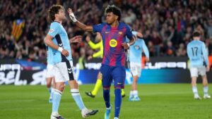 Barcelona venció en un duro juego al Celta y está cada vez más cerca del bicampeonato en España