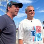 Al alcalde Char y al expiloto Montoya se les vio en el Gran Malecón: ¿reactivan la Fórmula 1?