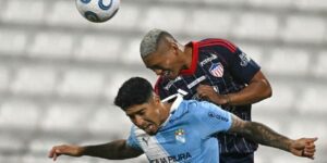 Junior perdió con Sporting y “cayó en coma” en la Libertadores: ¡Jermein, otra vez roja por un codazo!