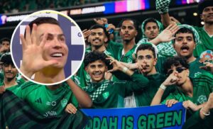 Cristiano volvió a explotar contra hinchas rivales en la Liga saudí: presumió sus cinco Champions