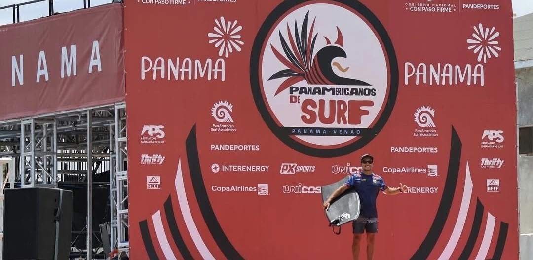 Atlántico dice presente en el Panamericano de Surf en Panamá con Rubén Villegas